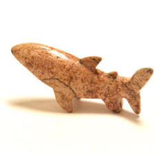 Shark 2.25 Inch Figurine - Picture Jasper