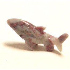 Shark 2.25 Inch Figurine - Rhodonite