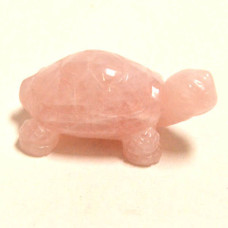 Turtle 2.25 Inch Figurine - Rose Quartz