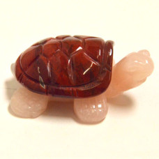 Turtle (Two Tone) 2.25 Inch Figurine - Rainbow Jasper