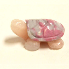 Turtle (Two Tone) 2.25 Inch Figurine - Rhodonite