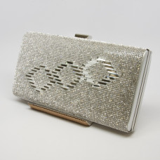 Minaudière Purse - Triple Rhombus - Silver