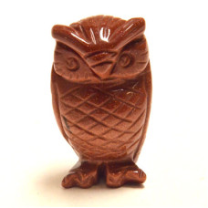 Owl 2.25 Inch Figurine - Goldstone