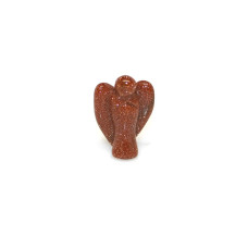 Angel 1 Inch Figurine - Goldstone