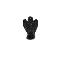 Angel 1 Inch Figurine - Black Obsidian