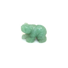 Bear Walking 1 Inch Figurine - Aventurine