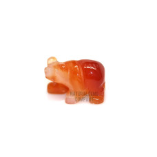 Bear Walking 1 Inch Figurine - Agate