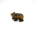 Bear Walking 1 Inch Figurine - Tiger Eye