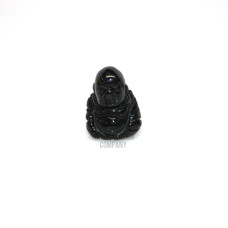 Buddha Classic 1 Inch Figurine - Black Obsidian