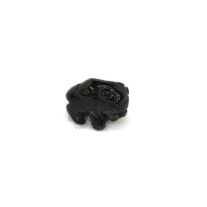 Buffalo 1 Inch Figurine - Obsidian Black