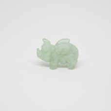 Pig Flying 1 Inch Figurine - Aventurine