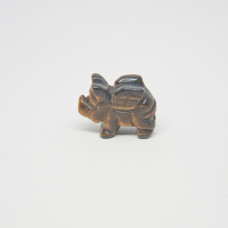 Pig Flying 1 Inch Figurine - Tiger Eye