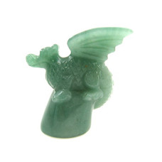 Dragon on Base 2.25 Inch Figurine - Aventurine