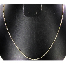 Chain Gold Plated - 18 Inch 0.5mm - Cable Chain - 10 pcs pack