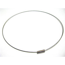 16 Inch Silver Single Strand Choker with Magnetic Clasp 10 piece pack