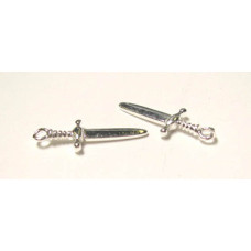 838 25mm Dagger Charms 5 Piece Packs