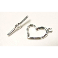 821 25mm Heart Toggle 5 Piece Packs