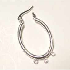 810 Oval Chandelier Earring Hooks 2 Piece Packs