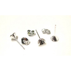 907 Cup Earring Stud 50 Piece Packs