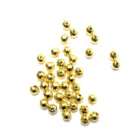 762 Gold Plated 4mm Round Spacers 150 Piece Packs