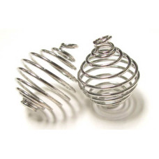 801 33mm Large Cage 10 of 4 Piece Packs - Gold and Silver color