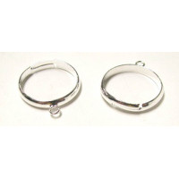 811 22mm Adjustable Ring with Loop 12 Piece Packs