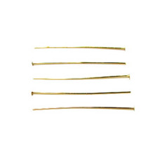 991 Gold Plated 40mm Headpin 200 Piece Packs