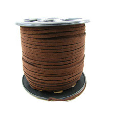 Suede Spool - 3mm (300 ft) - Brown