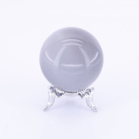 40mm Fiber Optic Sphere - Silver