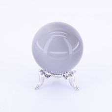 40mm Fiber Optic Sphere - Silver