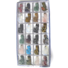 Pendant Pack on Cord - Cat Assorted Stones 24 piece pack