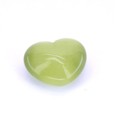 Heart Fiber Optic Large 1.75 Inch - Lime Green