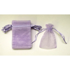 Organza Pouch Large 12 piece pack - Lavender