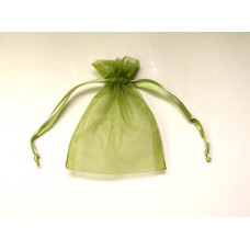 Organza Pouch Small 12 piece pack - Green