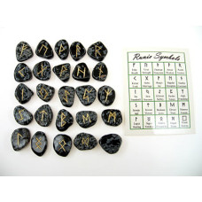 Runes - Snowflake Obsidian 25 pc set