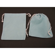 Velvet Pouch Large 4.5 Inch x 3.5 Inch 12 piece pack - Blue Teal