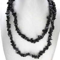 30-34 Inch Chip Necklace - Blue Goldstone - 10 pcs pack