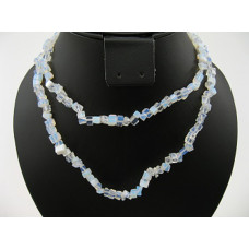 30-34 Inch Chip Necklace - Opalite  - 10 pcs pack