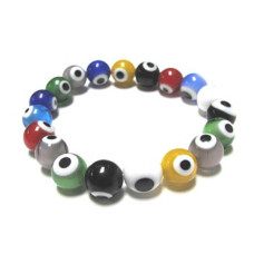 Blue Eye Bracelet - Multi - 10 pcs pack