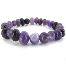 Irregular Gemstone Bracelet - 10 pcs pack - Amethyst