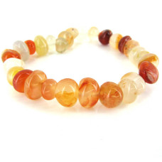 Irregular Gemstone Bracelet - 10 pcs pack - Carnelian