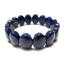 Lapis Stretch Bracelet -13X18mm Oval