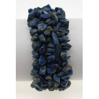 5 Strand Chip Bracelet - Lapis