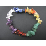 7 Inch Stretch Chip Bracelet - Chakra Stone  -10 pcs pack