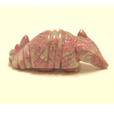 Armadillo 2.25 Inch Figurine - Rhodonite