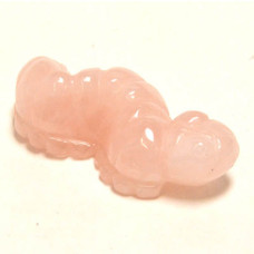 Caterpillar 1.5 Inch Figurine - Rose Quartz