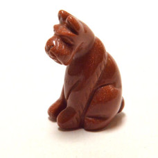 Dog (Schnauzer Sitting) 2.25 Inch Figurine - Goldstone