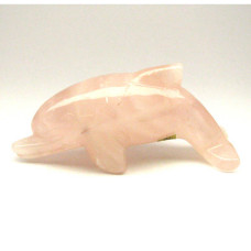 Dolphin Classic 2.25 Inch Figurine - Rose Quartz