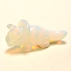 Dinosaur (Triceratops) 2.25 Inch Figurine - Opalite