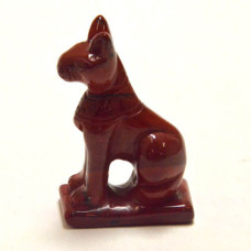 Egyptian Cat Bast 2.25 Inch Figurine - Rainbow Jasper